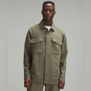 Lululemon Cargo Pocket Shirt Jacket Medium Olive Green Men’s Sz L